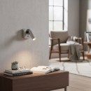 Ideal Lux 260679 LED fali lámpa Bean square 1x3,5W | 220lm | 3000K - kapcsoló a lámpán, nikkel