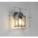 Trio T262260142 kültéri fali lámpa MIRANDE  E27