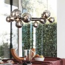 Ideal Lux 271385 mennyezeti függőlámpa Perlage Sp14 14x15W | G9 - fekete