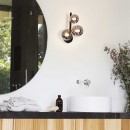 Ideal Lux 283784 fali lámpa Perlage Ap3 3x15W | G9 - sárgaréz