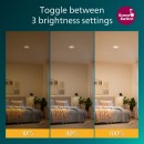 Philips 8721103037954 LED süllyeszthető lámpa Cilantro | 5W integrált LED forrás | 550lm | 4000K | fehér