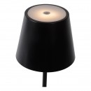 Lucide 27888/04/30 JUSTIN kültéri asztali lámpa LED 2,2W | 154lm | 3000K | IP54 - fekete, szabályozható