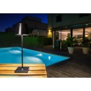 Lucide 27888/04/30 JUSTIN kültéri asztali lámpa LED 2,2W | 154lm | 3000K | IP54 - fekete, szabályozható