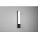 Trio 284074232 LED fali lámpa Piera 1x8W | 850lm | 3000K | IP44 - aljzat, kapcsoló a lámpatesten, fekete