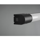 Trio 284074232 LED fali lámpa Piera 1x8W | 850lm | 3000K | IP44 - aljzat, kapcsoló a lámpatesten, fekete
