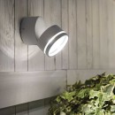 Ideal Lux 285481 LED kültéri fali lámpa Omega Ap Round 1x7W | 650lm | 4000K | IP54 - fehér