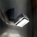 Ideal Lux 285535 LED kültéri fali lámpa Omega Ap Square 1x7W | 650lm | 4000K | IP54 - fekete