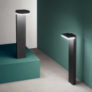 Ideal Lux 250823 LED kerti oszloplámpa Path Pt Square 1x10W | 1300lm | 4000K | IP65 - antracit