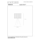 Lucide L215292630 asztali lámpa TAGALOG  E27