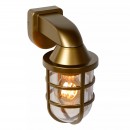 Lucide 29899/01/02 kültéri fali lámpa Lewis 1x60W | E27 | IP44 - sárgaréz, szabályozható