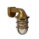 Lucide 29899/01/02 kültéri fali lámpa Lewis 1x60W | E27 | IP44 - sárgaréz, szabályozható