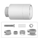 Immax NEO 07732B 2x termosztátfej készlet Smart + Neo Bridge Pro v2 2xAA - ZigBee 3.0, fehér