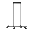 Trio 302400432 mennyezeti függő spotlámpa Marley 4x35W | GU10 - fekete