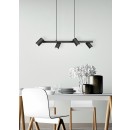 Trio 302400432 mennyezeti függő spotlámpa Marley 4x35W | GU10 - fekete