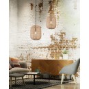 Trio 303000132 mennyezeti függőlámpa Runa 1x40W | E27 | IP20 - fekete és barna