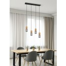 Trio 304300432 mennyezeti függőlámpa Tosh 4x40W | E27 | IP20 - fekete és barna