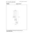 Lucide L214331330 mennyezeti függőlámpa ROSAS  E27