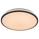 Rabalux 3054 LED mennyezeti lámpa Slava 1x18W | 1170lm | 3000K | IP44 - fekete, fehér