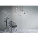 Trio 306200832 mennyezeti függőlámpa Connor 8x10W | E27 | IP20 - fekete