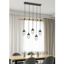 Trio 308100567 mennyezeti függőlámpa Forester 5x42W | E27 | IP20 - antik nikkel feketével
