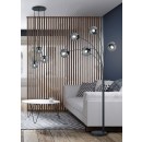 Trio 308590342 mennyezeti függőlámpa Balini 3x28W | E14 | IP20 - fekete