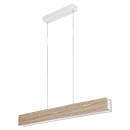 Rabalux 3091 LED mennyezeti függőlámpa Cinnamon 1x34W | 1770lm | 3000K - fehér, fa