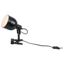 Rabalux 3092 asztali lámpa klipszel Flint 1x25W | E14 - fekete