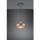 Trio 309500167 mennyezeti függőlámpa Gaya 1x28W | E27 - antik nikkel