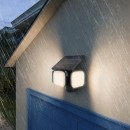 Philips 8721103105431 LED napelemes kültéri fali lámpa Zyren  | 25W integrált LED forrás | 4000lm | 3000K | fekete