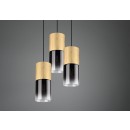 Trio 310630354 mennyezeti függőlámpa Robin 3x28W | E27 | IP20 - állítható magasság, sárgaréz