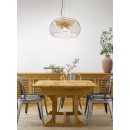 Trio 311100367 mennyezeti függőlámpa Tamil 3x40W | E27 - állítható magasság, nikkel