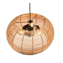 Trio 312200336 függőlámpa Inga 3x40W | E27 - állítható magasság, fekete, natúr
