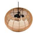 Trio 312200336 függőlámpa Inga 3x40W | E27 - állítható magasság, fekete, natúr