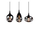 Trio 317000332 függőlámpa Lumina 3x40W | E14 - állítható magasság, fekete