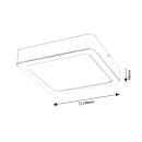 Rabalux 3175 LED mennyezeti lámpa Shaun 1x18W | 1845lm | 4000K - fehér