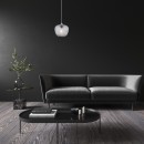 Rabalux 3177 mennyezeti függőlámpa Monet 1x40W | E27 - füstüveg, króm