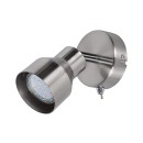 Rabalux 3183 mennyezetre szerelhető spotlámpa Blake 1x50W | GU10 - króm