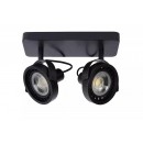 Lucide 31931/24/30 mennyezeti spotlámpa Tala 1x12W | LED GU10 | 2x820lm | 2200K/3000K - az izzó a csomag tartalma, fekete, állítható, szabályozható, CCT