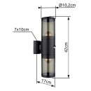 Globo 32014-2BSS kültéri fali lámpa XELOO  E27