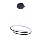 Rabalux 3257 LED mennyezeti függőlámpa Meridia 1x40W | 2900lm | 3000K - fekete