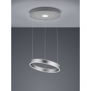 Trio 325710207 LED mennyezeti függőlámpa Logan 1x45W | 4000lm | 3000K | IP20 - 3 fázisú fényerő-szabályozás, állítható magasság, nikkel