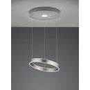 Trio 325710207 LED mennyezeti függőlámpa Logan 1x45W | 4000lm | 3000K | IP20 - 3 fázisú fényerő-szabályozás, állítható magasság, nikkel