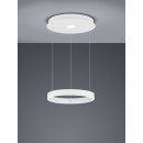 Trio 325710231 LED mennyezeti függőlámpa Logan 1x45W | 4000lm | 4000K | IP20 - 3 fázisú fényerő-szabályozás, állítható magasságú, fehér