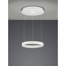 Trio 325710231 LED mennyezeti függőlámpa Logan 1x45W | 4000lm | 4000K | IP20 - 3 fázisú fényerő-szabályozás, állítható magasságú, fehér