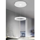 Trio 325710231 LED mennyezeti függőlámpa Logan 1x45W | 4000lm | 4000K | IP20 - 3 fázisú fényerő-szabályozás, állítható magasságú, fehér