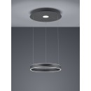 Trio 325710242 LED mennyezeti függőlámpa Logan 1x45W | 4000lm | 3000K | IP20 - 3 fázisú fényerő-szabályozás, állítható magasság, antracit