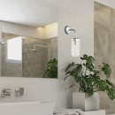 Rabalux 3309 kültéri fali lámpa Yago 1x60W | E27 | IP44 - króm