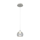 Trio T331610106 LED mennyezeti függőlámpa FLYNT  | 11W integrált LED forrás | 1x1150lm | 2300+3000+4000K | a kábelen | Trio - SwitchDimmer | króm | átlátszó