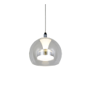 Trio T331610106 LED mennyezeti függőlámpa FLYNT  | 11W integrált LED forrás | 1x1150lm | 2300+3000+4000K | a kábelen | Trio - SwitchDimmer | króm | átlátszó