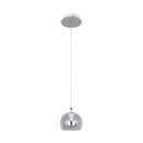 Trio T331610106 LED mennyezeti függőlámpa FLYNT  | 11W integrált LED forrás | 1x1150lm | 2300+3000+4000K | a kábelen | Trio - SwitchDimmer | króm | átlátszó